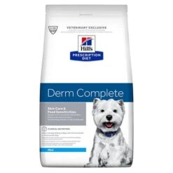 Hill’s Prescription Diet Canine Mini Derm Complete Dry Dog Food -EUKANUBA Shop 179108 pla hill s prescription diet ca derm complete mini 6 kg hs 01 0