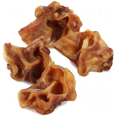 Pig Ear Auricles Dog Chews 3 Pig Ear Auricles Dog Chews