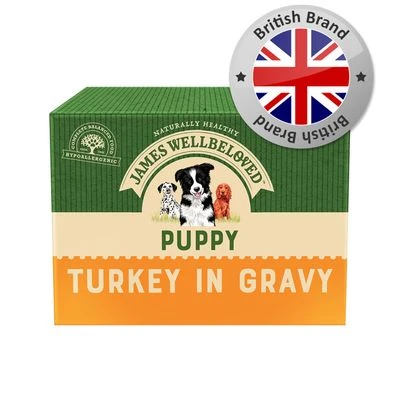 James Wellbeloved Puppy & Junior Pouches - Turkey With Rice 3 James Wellbeloved Puppy & Junior Pouches - Turkey With Rice