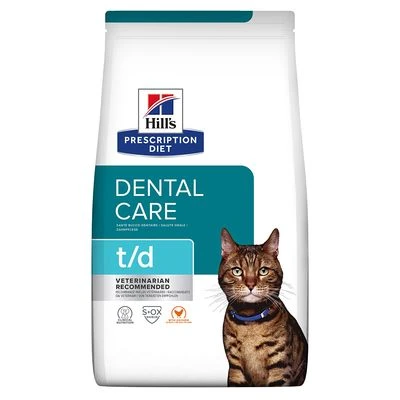 Hill's Prescription Diet Feline T/d Dental Care - Chicken - Image 2