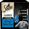Sheba Classics Terrine Mixed Pack Trays