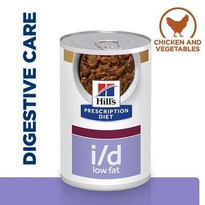 Hill’s Prescription Diet Canine I/d Digestive Care Low Fat Stew - Chicken