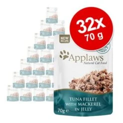 Applaws Pouches Cat Food In Jelly Multibuy 32 X 70g
