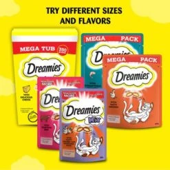 Dreamies Big Pack Cat Treats - Salmon -EUKANUBA Shop 390095 size 6
