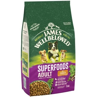 James Wellbeloved Adult Superfoods - Turkey With Kale & Quinoa 3 James Wellbeloved Adult Superfoods - Turkey With Kale & Quinoa