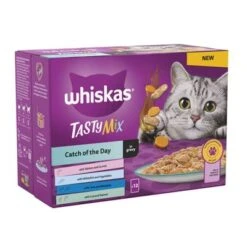 Whiskas 1+ Tasty Mix Catch Of The Day In Gravy