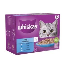 Whiskas 1+ Fish Favourites In Jelly