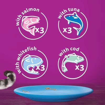 Whiskas 1+ Fish Favourites In Jelly 4 Whiskas 1+ Fish Favourites In Jelly - Image 2