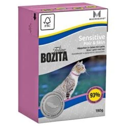 Bozita Feline Tetra Pak Multibuy 16 X 190g -EUKANUBA Shop 47523 PLA Bozita Feline Tetrapack Hair Skin Sensitive 190g 4