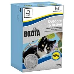 Bozita Feline Tetra Pak Multibuy 16 X 190g -EUKANUBA Shop 47525 PLA Bozita Feline Tetrapack Outdoor Active 190g 4