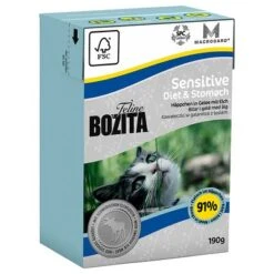 Bozita Feline Tetra Pak Multibuy 16 X 190g -EUKANUBA Shop 47526 PLA Bozita FelineTetrapack Diet Stomach Sensitive 190g 4