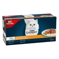 Gourmet Perle Pouches Mixed Jumbo Pack 60 X 85g -EUKANUBA Shop 60x85g chef s collection side 0