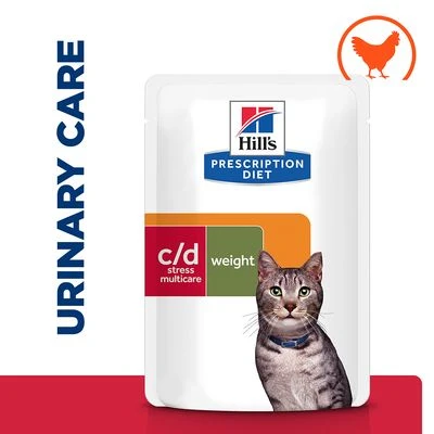 Hill's Prescription Diet Feline C/d Urinary Stress Metabolic - Chicken 3 Hill's Prescription Diet Feline C/d Urinary Stress Metabolic - Chicken