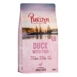 Purizon Adult Grain-Free Duck With Fish 15 Purizon Adult Grain-Free Duck With Fish -EUKANUBA Shop 83503 pla purizon cats duck 400g 1000x1000 7
