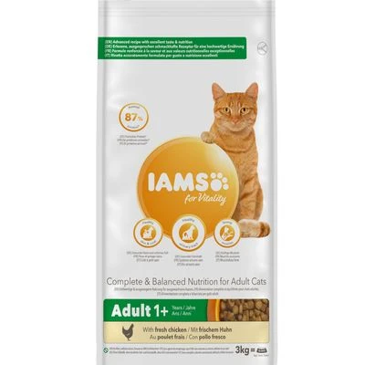 IAMS For Vitality Adult Fresh Chicken Dry Cat Food 3 IAMS For Vitality Adult Fresh Chicken Dry Cat Food