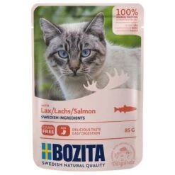 Bozita Chunks In Sauce Pouches 12 X 85g -EUKANUBA Shop 89185 pla bozita salmonsauce 85g 1