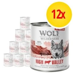Wolf Of Wilderness Adult "Free-Range" 12 X 800g