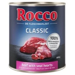 Rocco Classic 6 X 800g -EUKANUBA Shop beef vealhearts 800g 1000x1000 161223 5