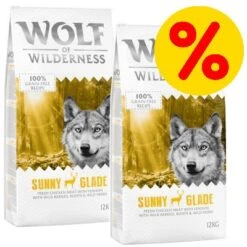 Wolf Of Wilderness Multibuys - 2 X 12kg