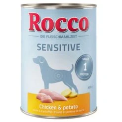 Rocco Sensitive Multibuy 24 X 400g -EUKANUBA Shop etikett rocco nf sensitive 400g huhn 1000x1000 2