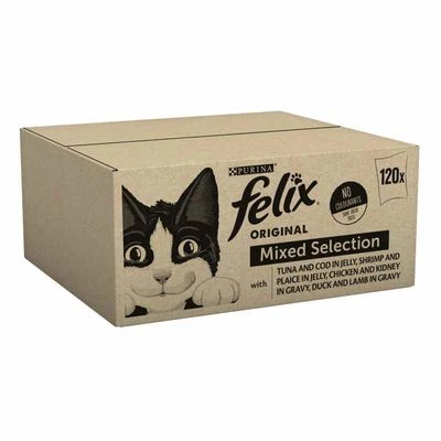 Felix Pouches 120 X 100g 3 Felix Pouches 120 X 100g