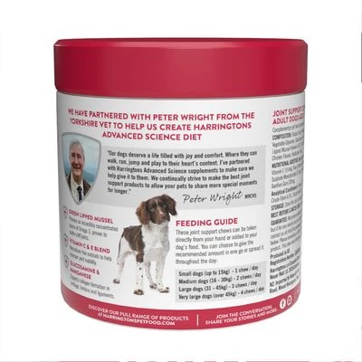 Harringtons Advanced Science Joint Care Supplements For Adult Dogs - Chews 5 Harringtons Advanced Science Joint Care Supplements For Adult Dogs - Chews - Image 3