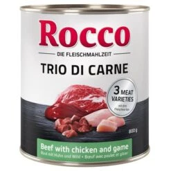 Rocco Classic Trio Di Carne Multibuy 24 X 800g 9 Rocco Classic Trio Di Carne Multibuy 24 X 800g -EUKANUBA Shop la 122214 rocco triodicarne beefchickengame 800g 1000x1000 0
