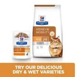 Hill’s Prescription Diet Feline K/d+Mobility Kidney+Joint Care -EUKANUBA Shop pd kd mobility cat bk24069m bk27533m cross sell uk 1