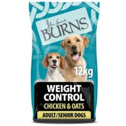 Burns Adult & Senior Weight Control+ - Chicken & Oats -EUKANUBA Shop pic weight control 12kg 4
