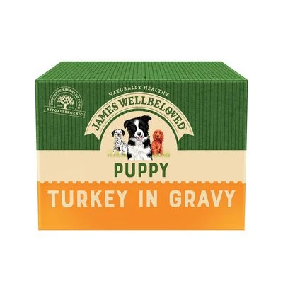 James Wellbeloved Puppy & Junior Pouches - Turkey With Rice 4 James Wellbeloved Puppy & Junior Pouches - Turkey With Rice - Image 2