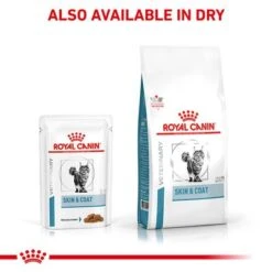 Royal Canin Veterinary Feline Skin & Coat In Gravy -EUKANUBA Shop rc vet wet catskincoat b1 page 7 5