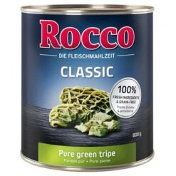 Rocco Classic 6 X 800g -EUKANUBA Shop rocco classic puregreentripe 800g 1000x1000 1