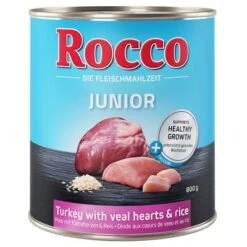Rocco Junior Multibuy 24 X 800g -EUKANUBA Shop rocco junior turkey 800g 1000x1000 2