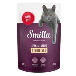 Smilla Adult Sterilised Pouches Mixed Pack 11 Smilla Adult Sterilised Pouches Mixed Pack -EUKANUBA Shop smilla specialneeds sterilised beef 85g 1000x1000 2