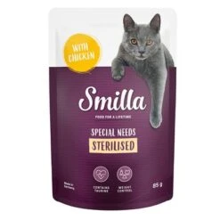 Smilla Adult Sterilised Pouches Mixed Pack 10 Smilla Adult Sterilised Pouches Mixed Pack -EUKANUBA Shop smilla specialneeds sterilised chiken 85g 1000x1000 7