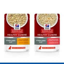 Hill's Science Plan Adult Sterilised Healthy Cuisine With Chicken & Salmon -EUKANUBA Shop sp healthy cuisine thumbnails cat young adult sterilised chicken salmon cross sell 4