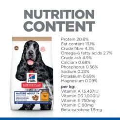 Hill's Science Plan Hill’s Science Plan Mature Adult 7+ No Grain With Chicken -EUKANUBA Shop sp no grain dog ma chicken nutrition content 2