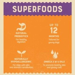 James Wellbeloved Puppy/Junior Superfoods - Turkey With Kale & Quinoa -EUKANUBA Shop superfoods puppy key 9