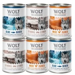 Wolf Of Wilderness Classic Adult Mixed Packs -EUKANUBA Shop wow 6x400g mixpaket 2 7