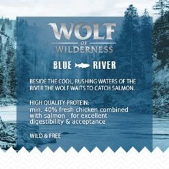 Wolf Of Wilderness Adult "Blue River" - Salmon -EUKANUBA Shop wow benefitboard blueriver 1000x1000 uk 9