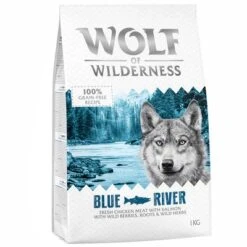 Wolf Of Wilderness Adult "Blue River" - Salmon -EUKANUBA Shop wow classic blueriver 1kg 1000x1000 4