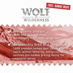 Wolf Of Wilderness Adult "Free-Range" 12 X 800g -EUKANUBA Shop wow freerange wet board highvalley 1000x1000 uk 3