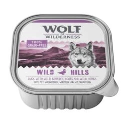 Wolf Of Wilderness Adult Multibuy 24 X 300g 20 Wolf Of Wilderness Adult Multibuy 24 X 300g -EUKANUBA Shop wow wildhills 300gtray side 1000px 5 1